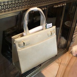 Bebe Upton Saffiano Tote